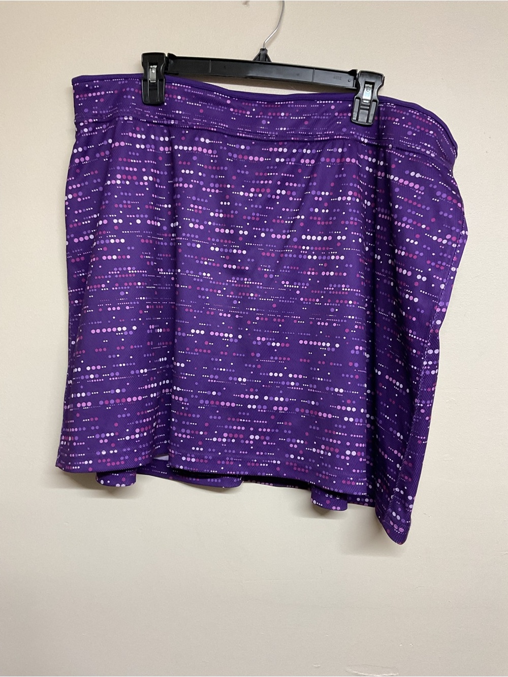made for life Purple Mini Skort with Dot Pattern